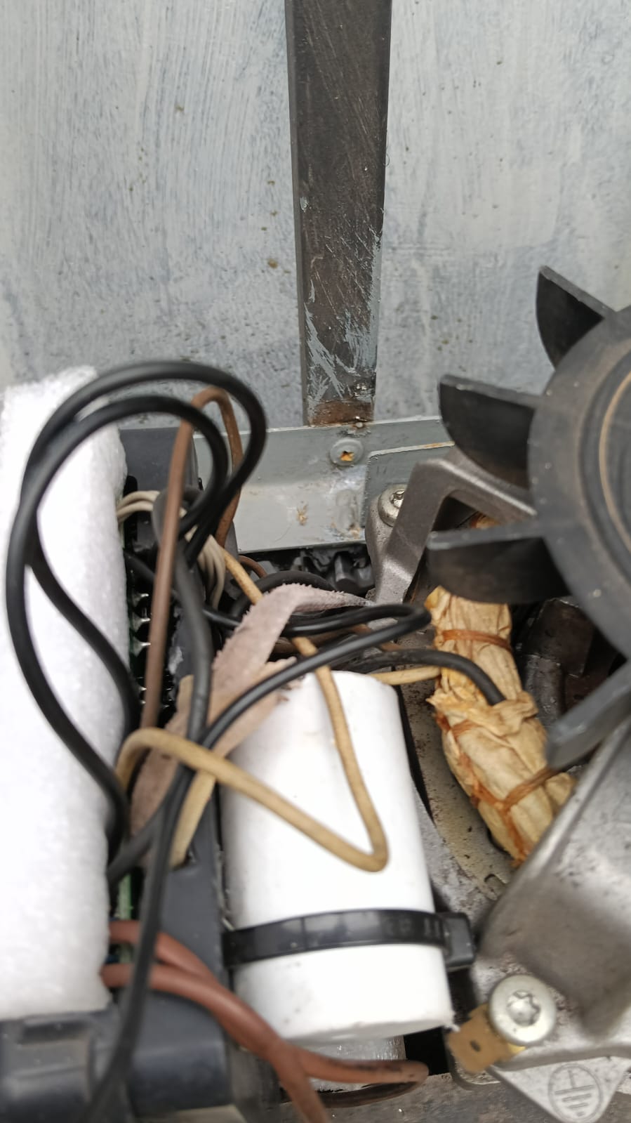Foto real de atendimento de motor de portão automático